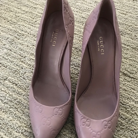 Rare Blush colored GUCCI Guccissima pumps size 6 - Picture 8 of 8